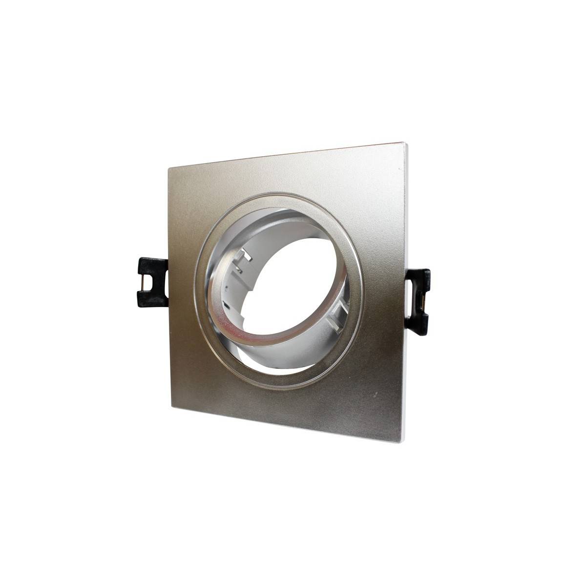 Anelli da incasso per downlight quadrati inclinabili GU10, MR16