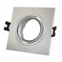 Anelli da incasso per downlight quadrati inclinabili GU10, MR16