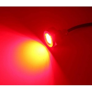 Luce LED RGB da incasso per tappi di scarico nelle imbarcazioni 27W 12V acciaio inox 316L