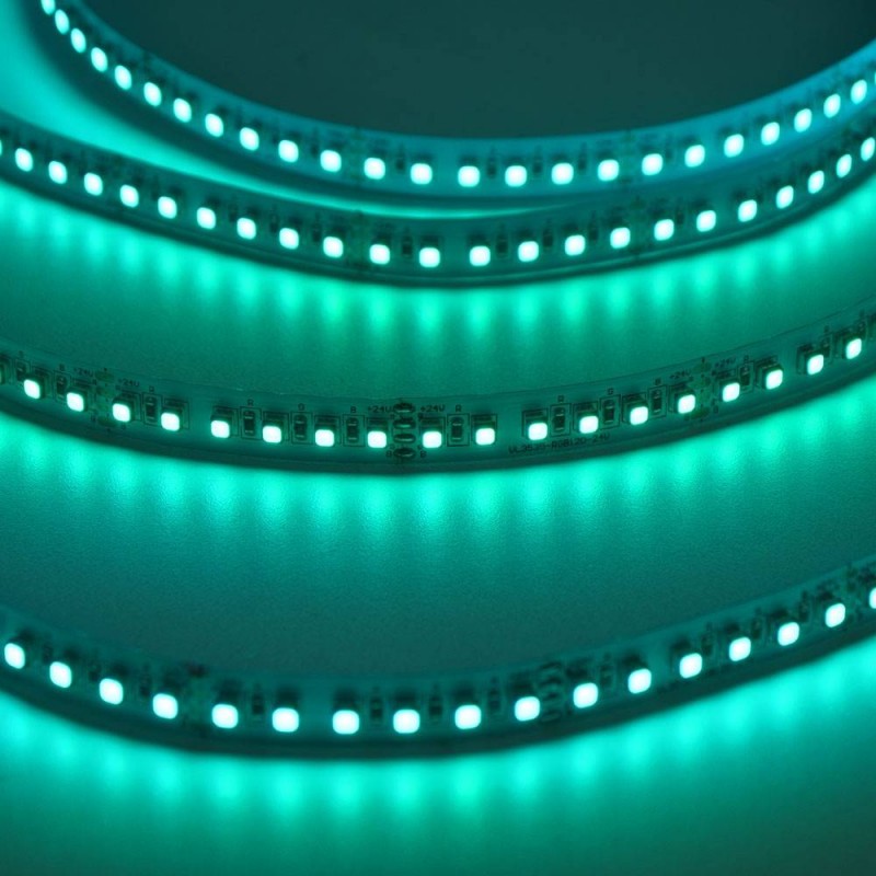 Striscia LED 24V 24W, 600 SMD3030, 5M, IP20, 12mm - Alta luminosità