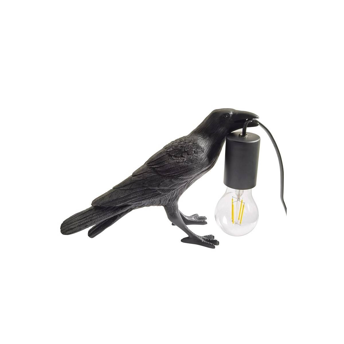 Lampada corvo da tavolo in resina "Corb"