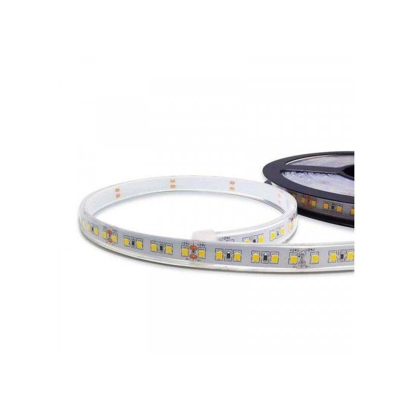 Striscia LED 24V DC - Monocolore - 18W/m - 12mm - IP67 - 5 metri - 120LED/m