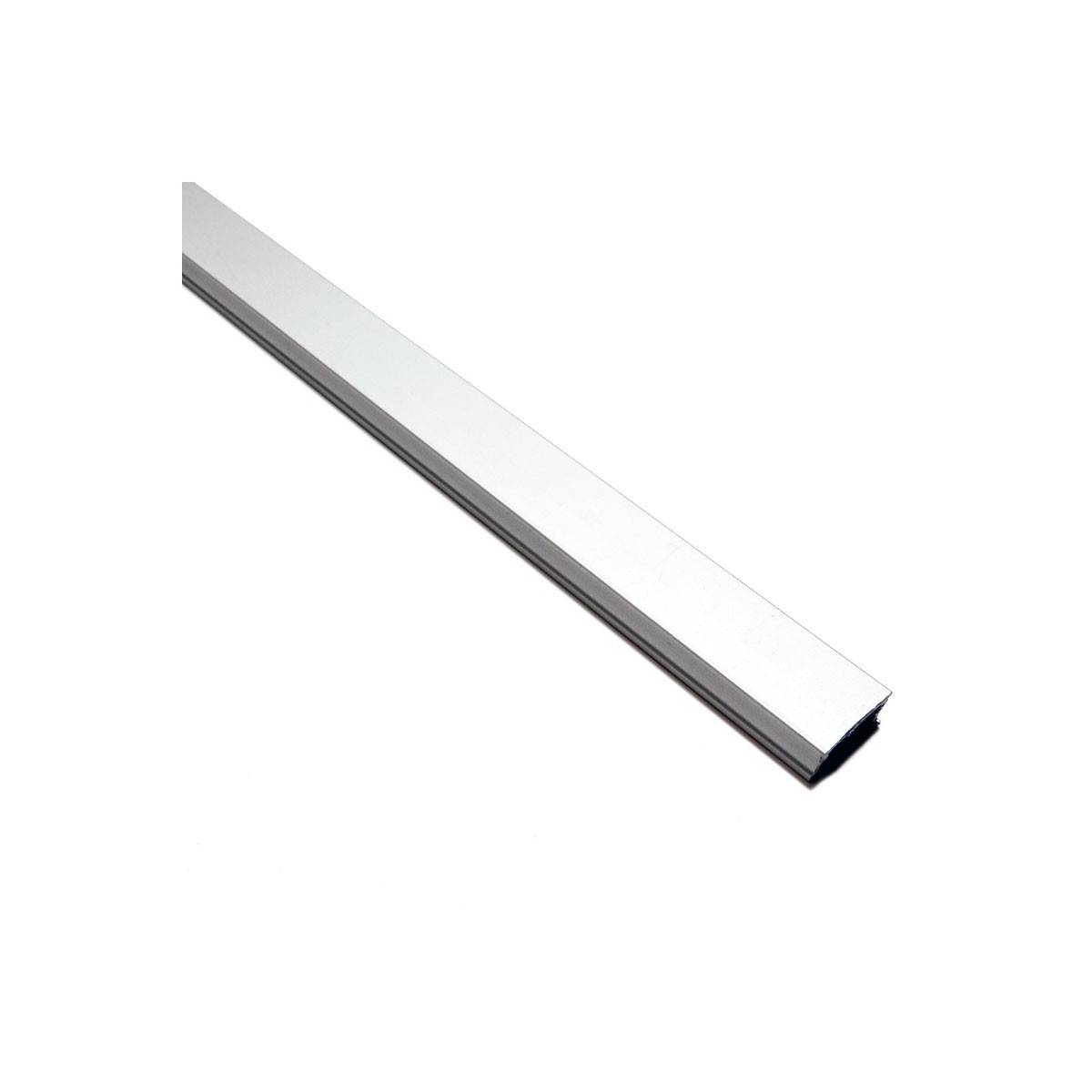 Profilo superficiale in alluminio estruso 17x8mm (Bar 2ml)