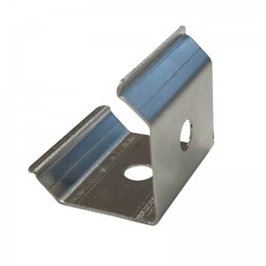 Morsetto metallico 45º per profilo in alluminio 18x12 mm (1 pezzo)