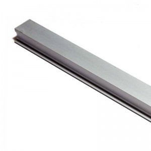 Profilo in alluminio 23x15 mm per installazione a incasso