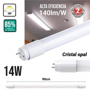 Tubo LED T8 90cm 14W vetro opalino