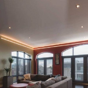 Profilo da incasso Striscia LED per parete e soffitto 36x28mm (2mt.)