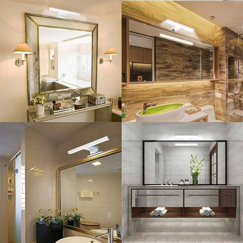 Applique per specchio da bagno 5W - Montaggio specchio e mobile - 30cm