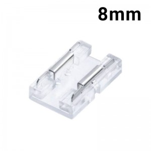 Connettore rapido CLIP INVISIBILE 2 pin Connessione da striscia a striscia monocolore 8mm IP20