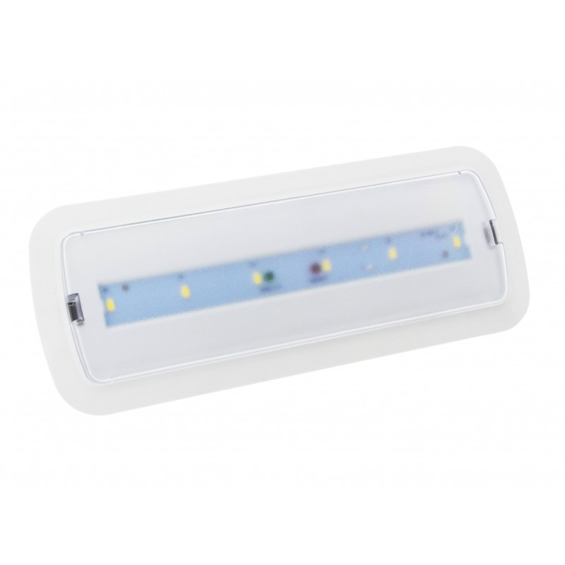 Luce di emergenza LED 3W - 250lm - 3 ore di autonomia