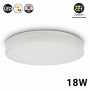 Plafoniera circolare a LED per montaggio a superficie 18W