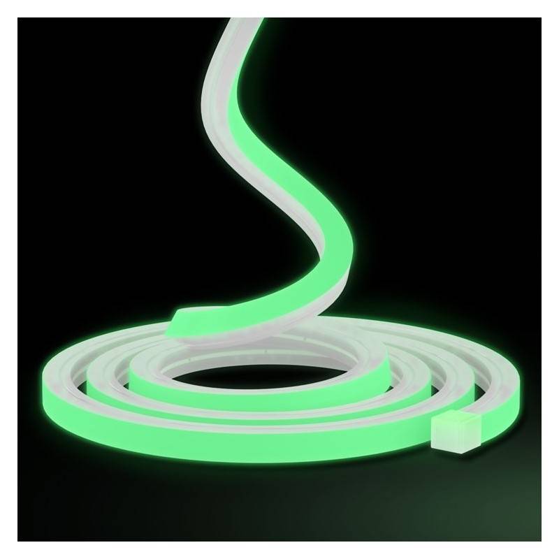 Neon LED flessibile 24V DC - 10X10mm - 5 metri - IP67 - 14W/m - Curvatura verticale