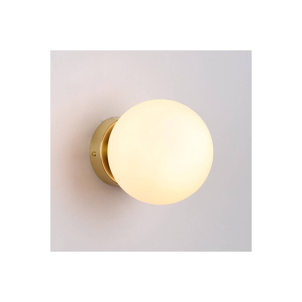 Applique a sfera in vetro "Rober".