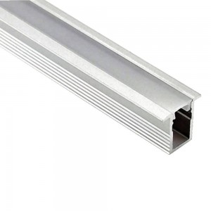 Profilo in alluminio 23x8 mm per montaggio a incasso