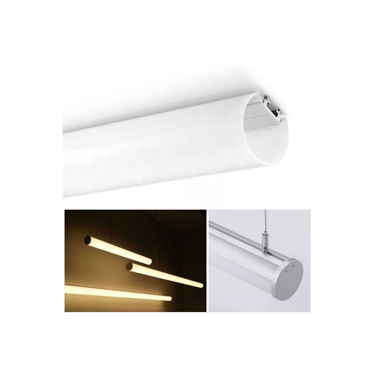 Profilo di striscia LED a sospensione o di superficie 23X8 mm