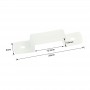 Clip in silicone per striscia LED a tenuta stagna IP67 da 12 mm