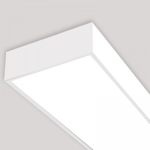 Pannello LED slim da superficie 120X30 cm - Driver Philips - 44W - UGR19 - Con KIT di montaggio