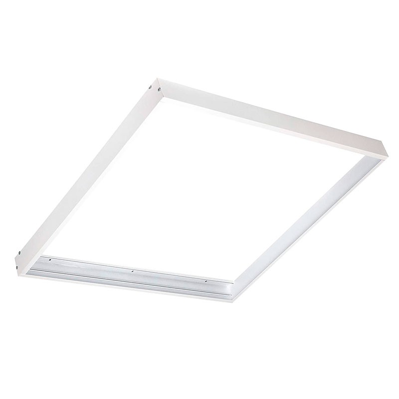 Pannello LED slim da superficie 60x60cm - Driver OSRAM - 40W - UGR18 - CRI90 - Con KIT di montaggio