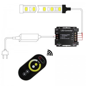 Dimmer per strisce LED monocolore a 12/24V , 4 amp : B-LED