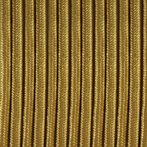 Cavo elettrico rotondo in tessuto effetto Golden Silk