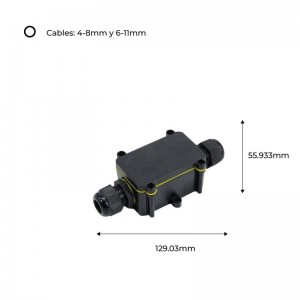 Scatola di giunzione impermeabile IP68 0,5 - 2,5mm² 0,5 - 2,5mm² Scatola di giunzione impermeabile