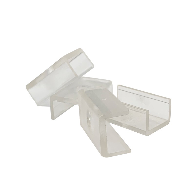 Clip di fissaggio per Neon LED con riferimento N1212-10M 35x16mm Clip di fissaggio per Neon LED con riferimento N1212-10M 35x16mm