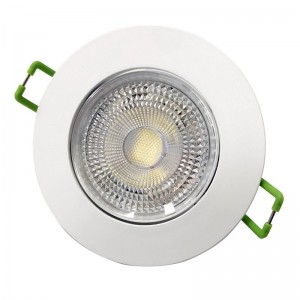 Downlight LED da incasso basculante - 6W - Taglio Ø 70mm