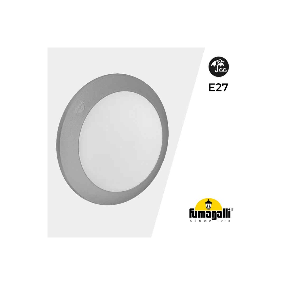 FUMAGALLI BERTA E27 IP66 lampada impermeabile da parete o da soffitto