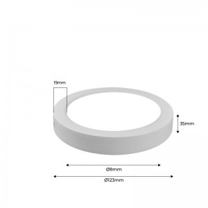 Plafoniera LED a superficie 6W ad alta efficienza