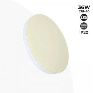 36W 3300lm lampada da soffitto circolare a LED montata in superficie