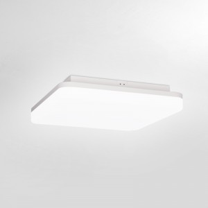 Plafoniera LED da superficie - quadrata bianca 24W 2640LM IP54