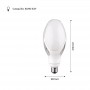 Lampadina LED ED90 E27 per lampione 40W