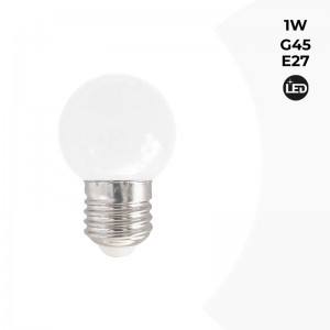 Lampadina LED E27 1W colorata