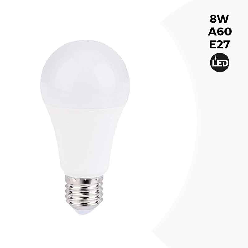 Lampadina E27 a 12V A60 8W Luci per roulotte, campeggio e barche