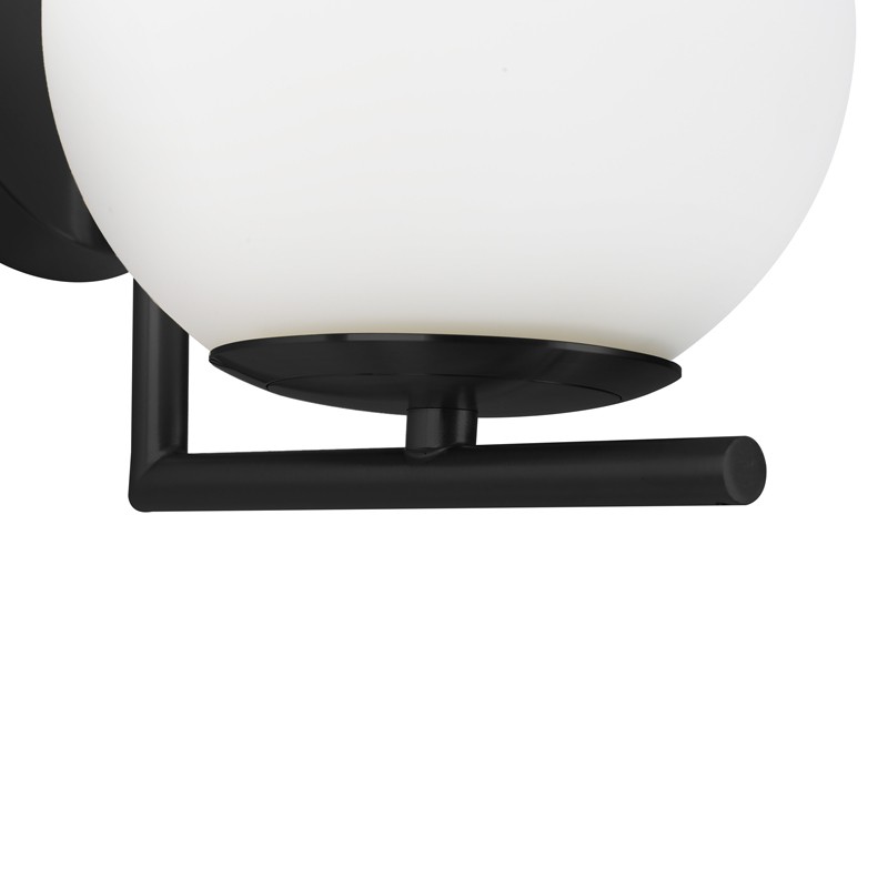Lampada da parete a sfera di vetro "Margaret" Ispirazione Flos IC