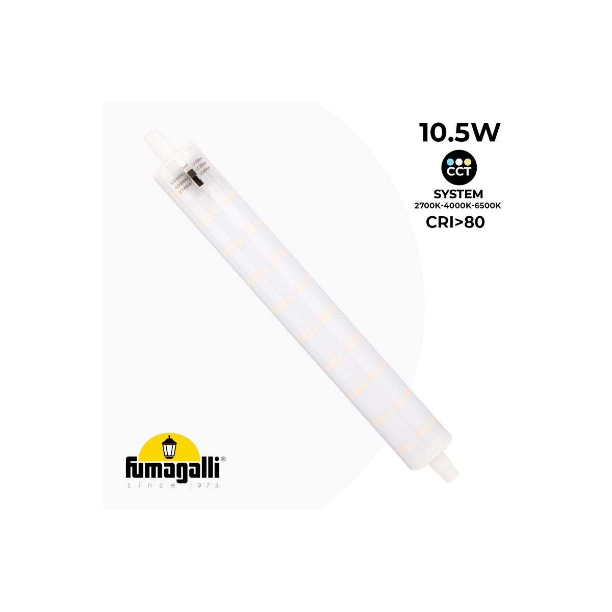 R7S Fumagalli LED Lampadina 10,5W 1160Lm 100-240V