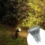 KIT Paletto da giardino + lampadina GU10 LED 5W verde