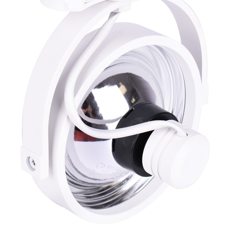 Faretto a binario a led nero monofase AR111 GU10 Faretto a binario a led nero monofase AR111 GU10