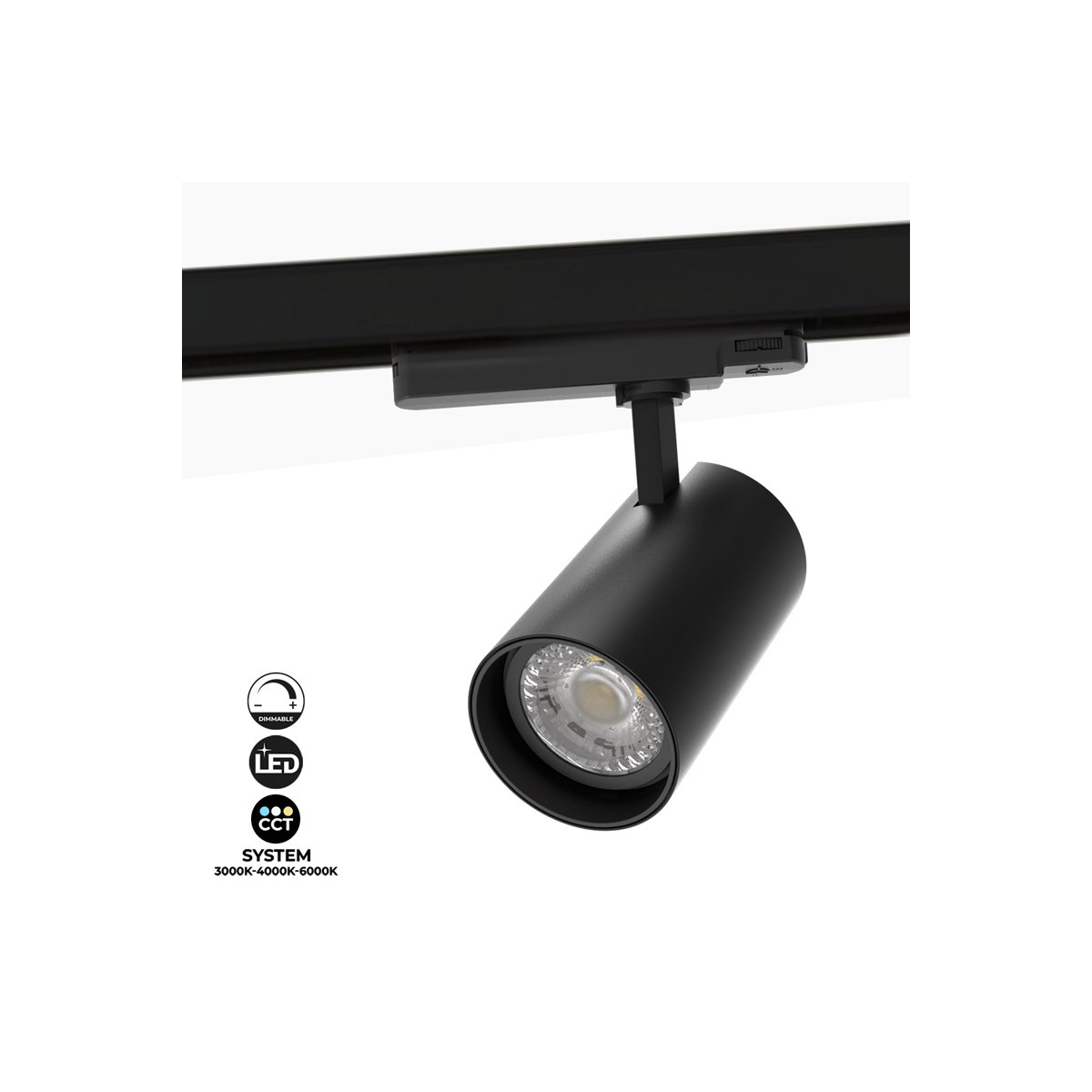 Trifase 36W CCT Triac Dimmerabile Faretto a binario LED 36W CCT Triac Dimmerabile