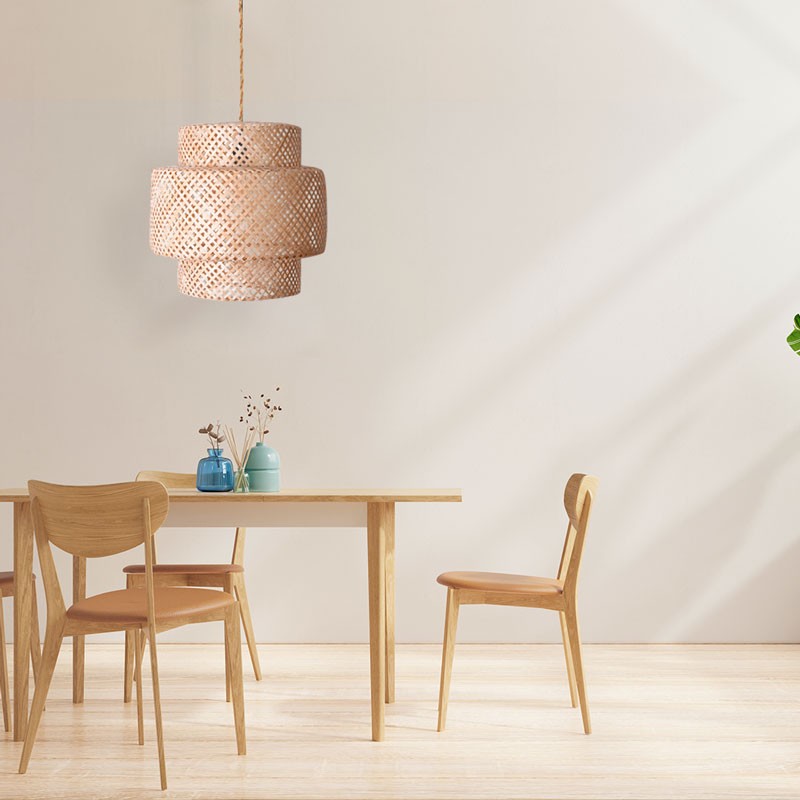 Lampada a sospensione in vimini "ONNA