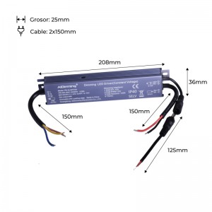 Driver Triac dimmerabile CV 24V 1,66A IP42