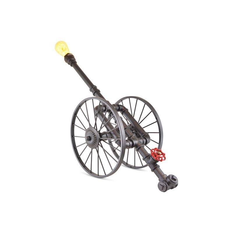 Lampada a LED vintage per tubi con forma di cannone Lampada a LED vintage per tubi con forma di cannone