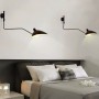 Lampada da parete di design "Millan" - Ispirazione "Serge Mouille" - E27