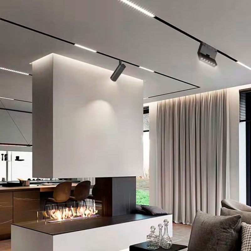 Connettore dritto unione per binari magnetici 20 mm Connettore dritto unione per binari magnetici 20 mm