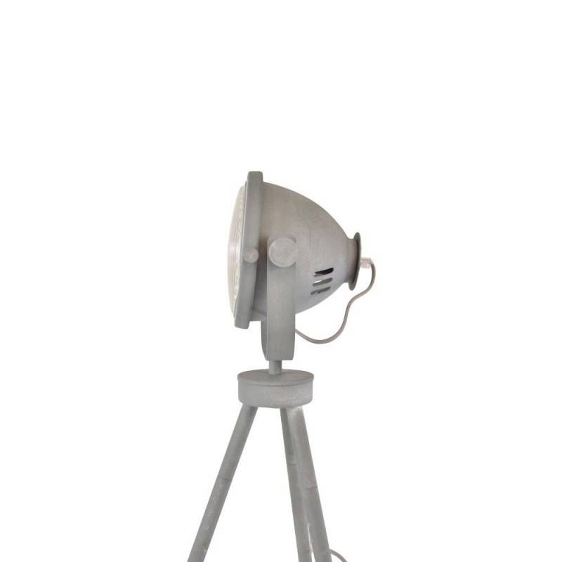 LAMPADA DA TAVOLO A TREPPIEDE TANGE CEMENTO VETRO E27 CAVO GRIGIO