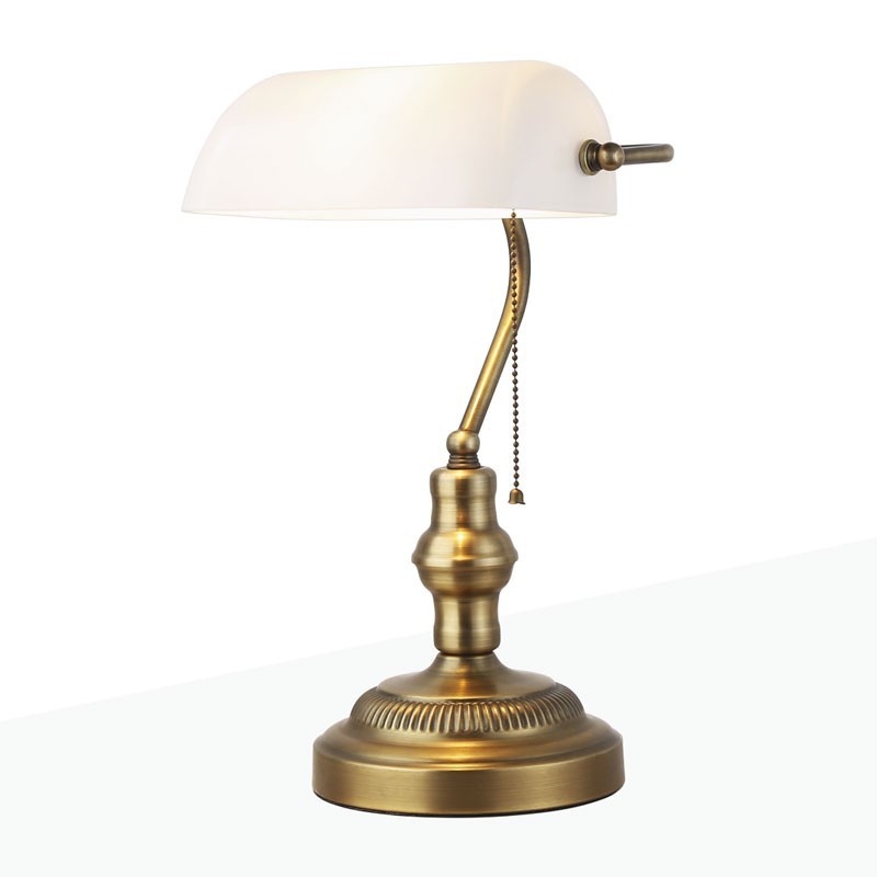 BANQUERO lampada vintage da tavolo e da scrivania E27