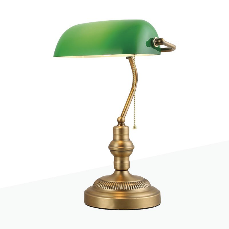 Acquista la lampada da tavolo green banker su