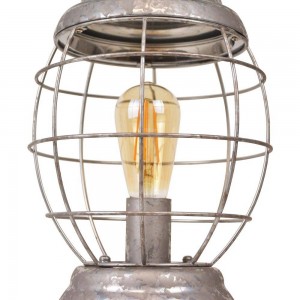 LAMPADA DA TAVOLO O A SOSPENSIONE ZINCATA ADID