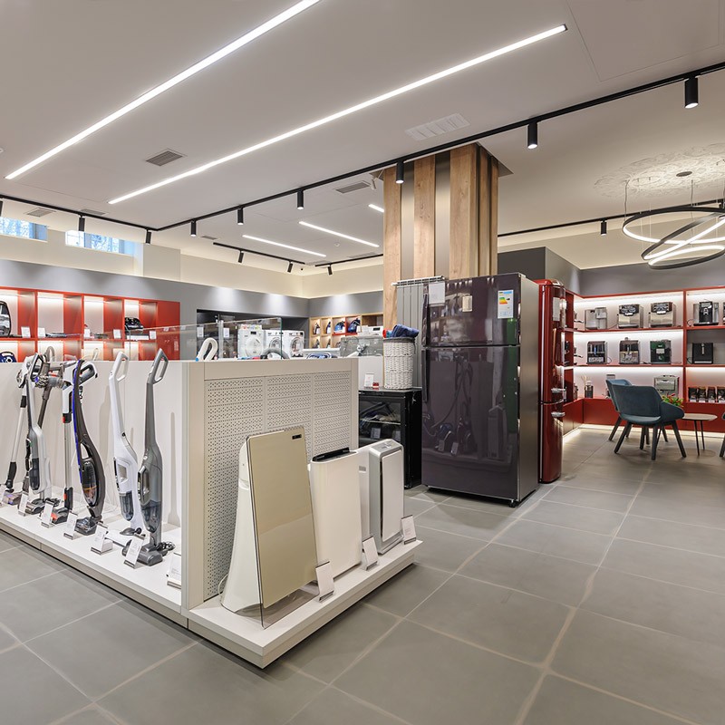 Faretto a binario trifase CCT con driver Philips Xitanium integrato