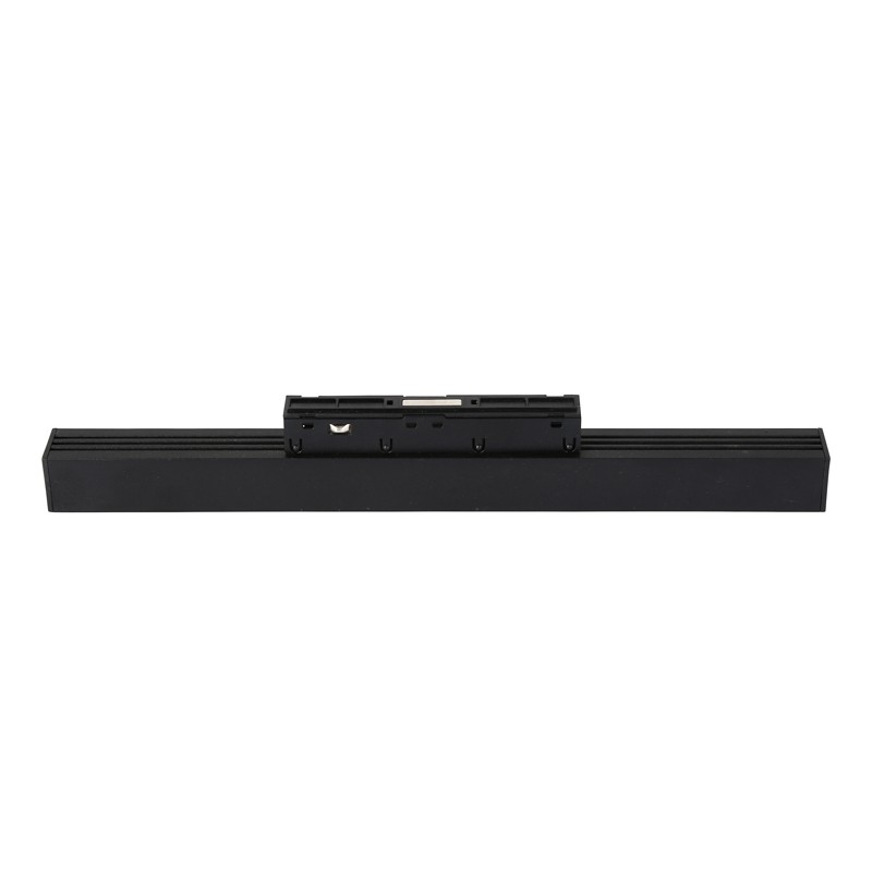 Faretto lineare LED opalino a binario magnetico 48V - 10W - Nero